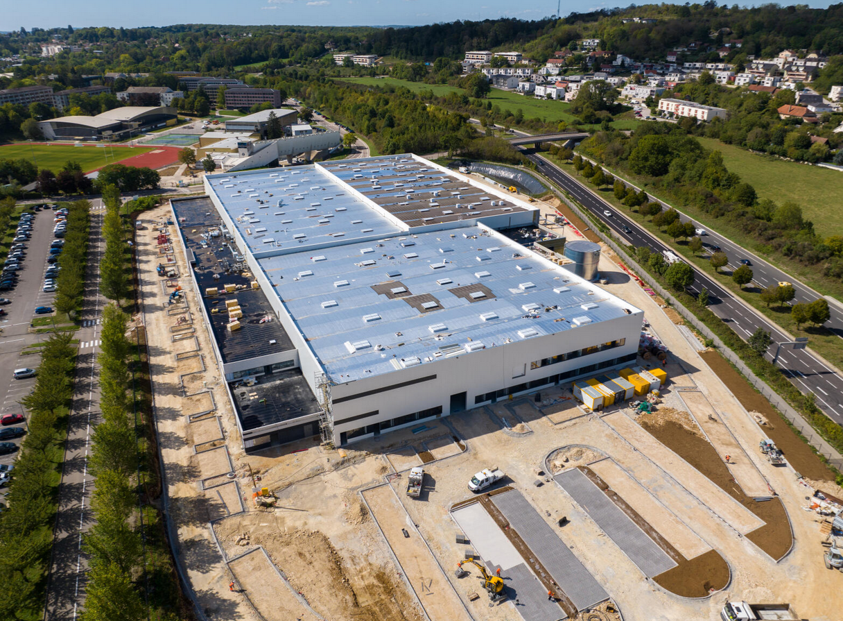 Image du chantier de l'usine Antolin - Besançon