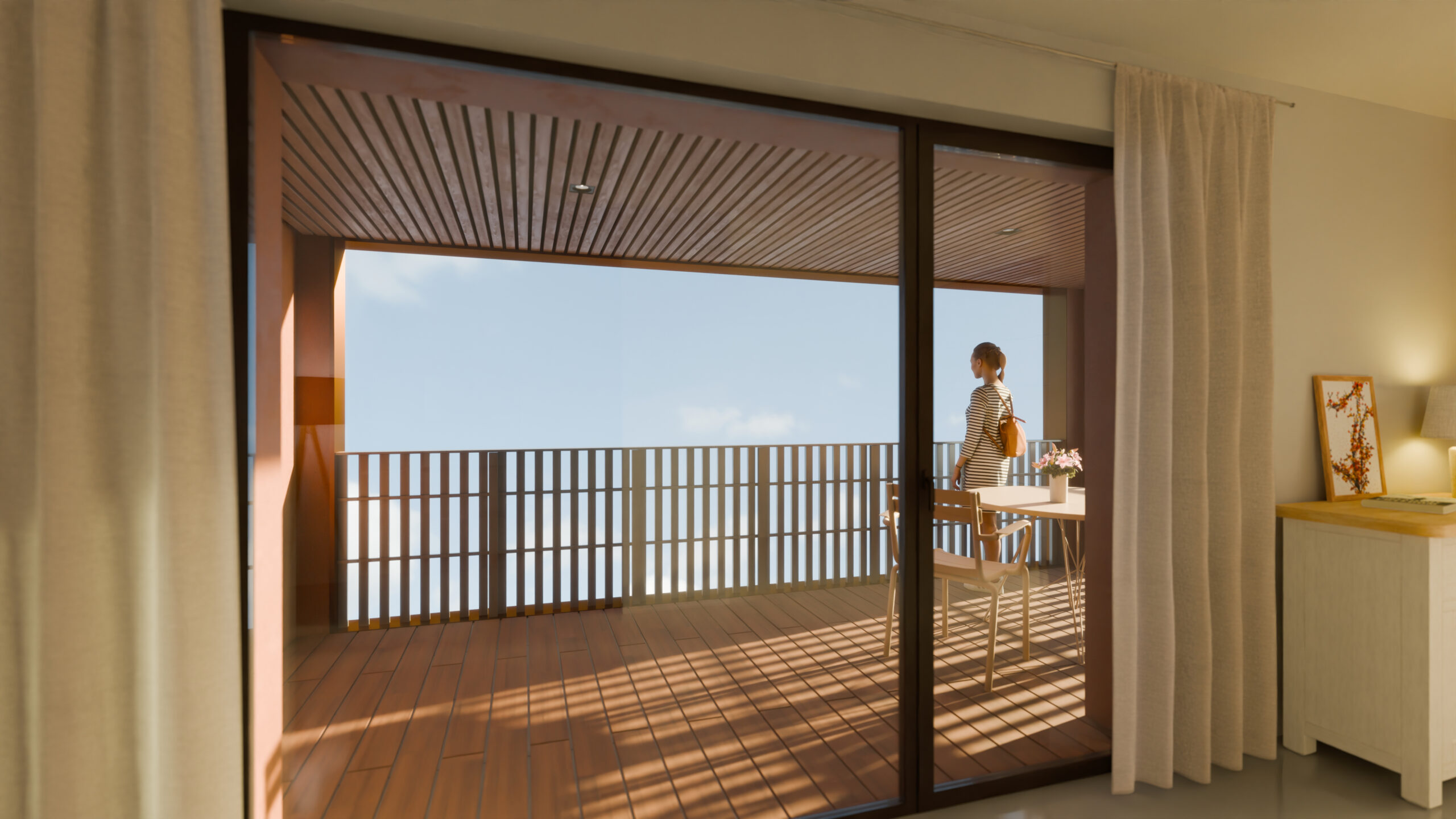Epicentre Morteau vue balcon