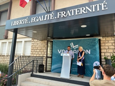 Inauguration des aménagements à Valdahon 2