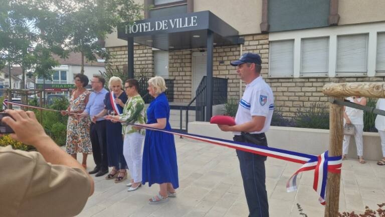 Inauguration des aménagements à Valdahon